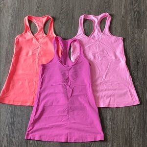 Lululemon Razor Back Tanks